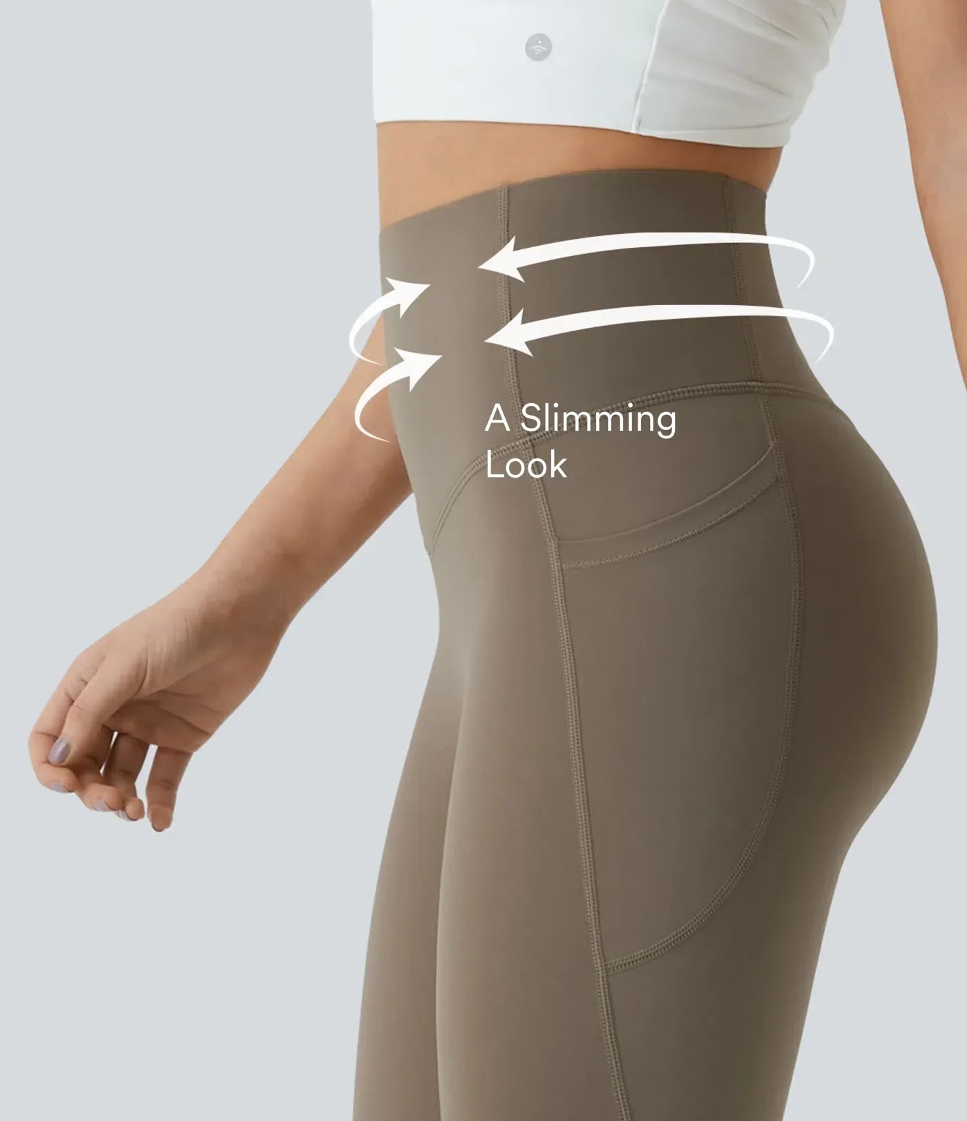 Alisanda®  High Waisted Tummy Control Pocket Shaping Training Leggings